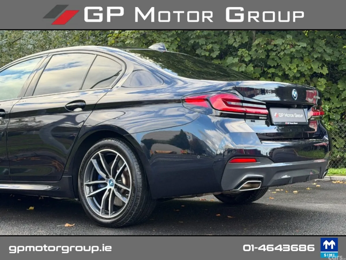 BMW 5-Series Saloon, Petrol Plug-in Hybrid, 2022, Black