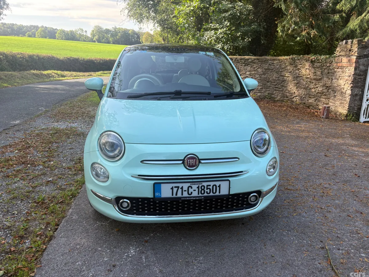 Fiat 500 Hatchback, Petrol, 2017, Green