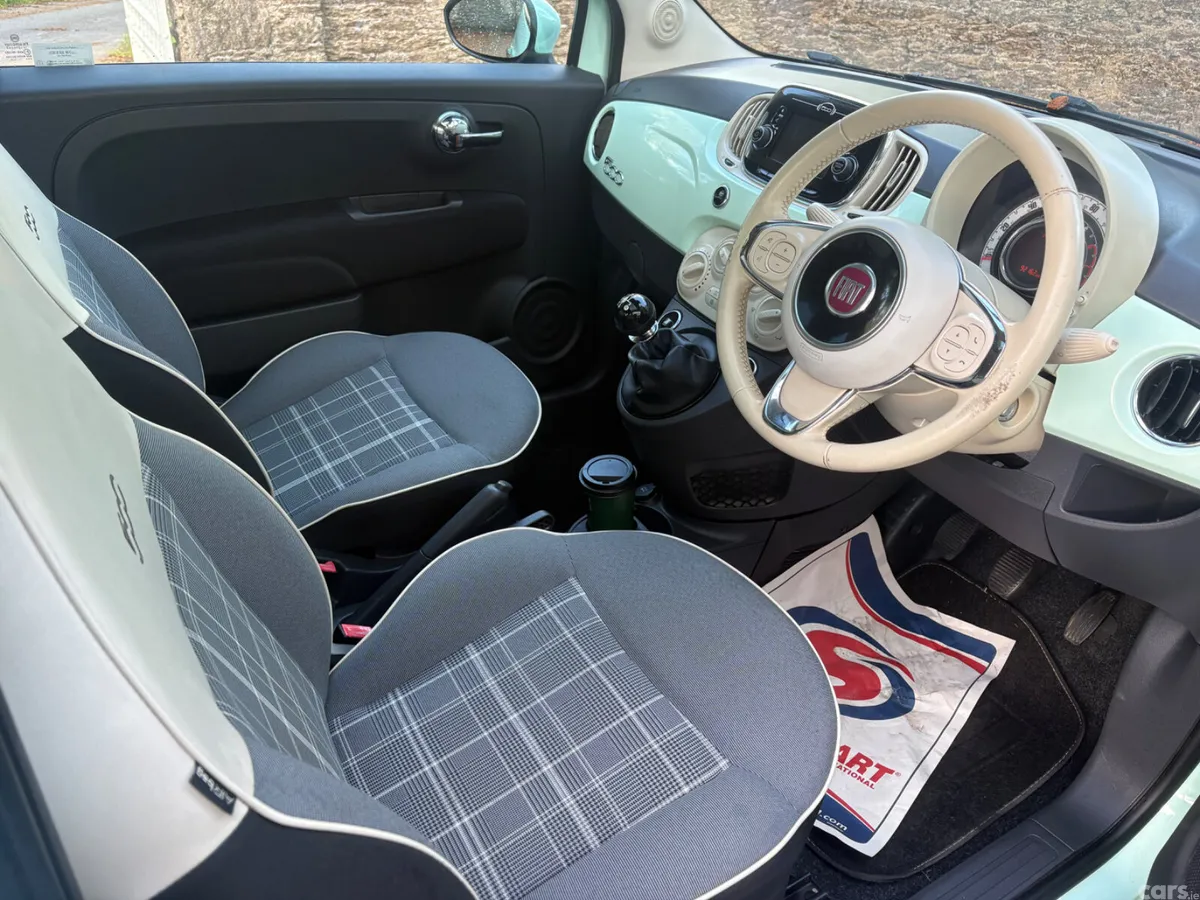 Fiat 500 Hatchback, Petrol, 2017, Green