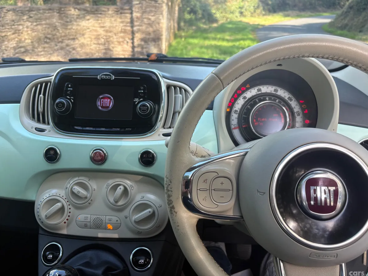 Fiat 500 Hatchback, Petrol, 2017, Green