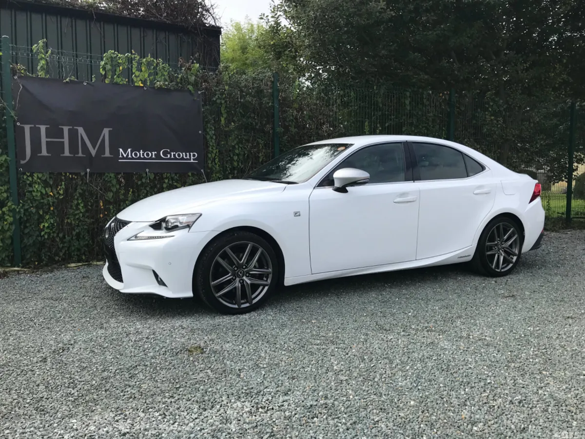 Lexus IS Saloon, Petrol Hybrid, 2016, White