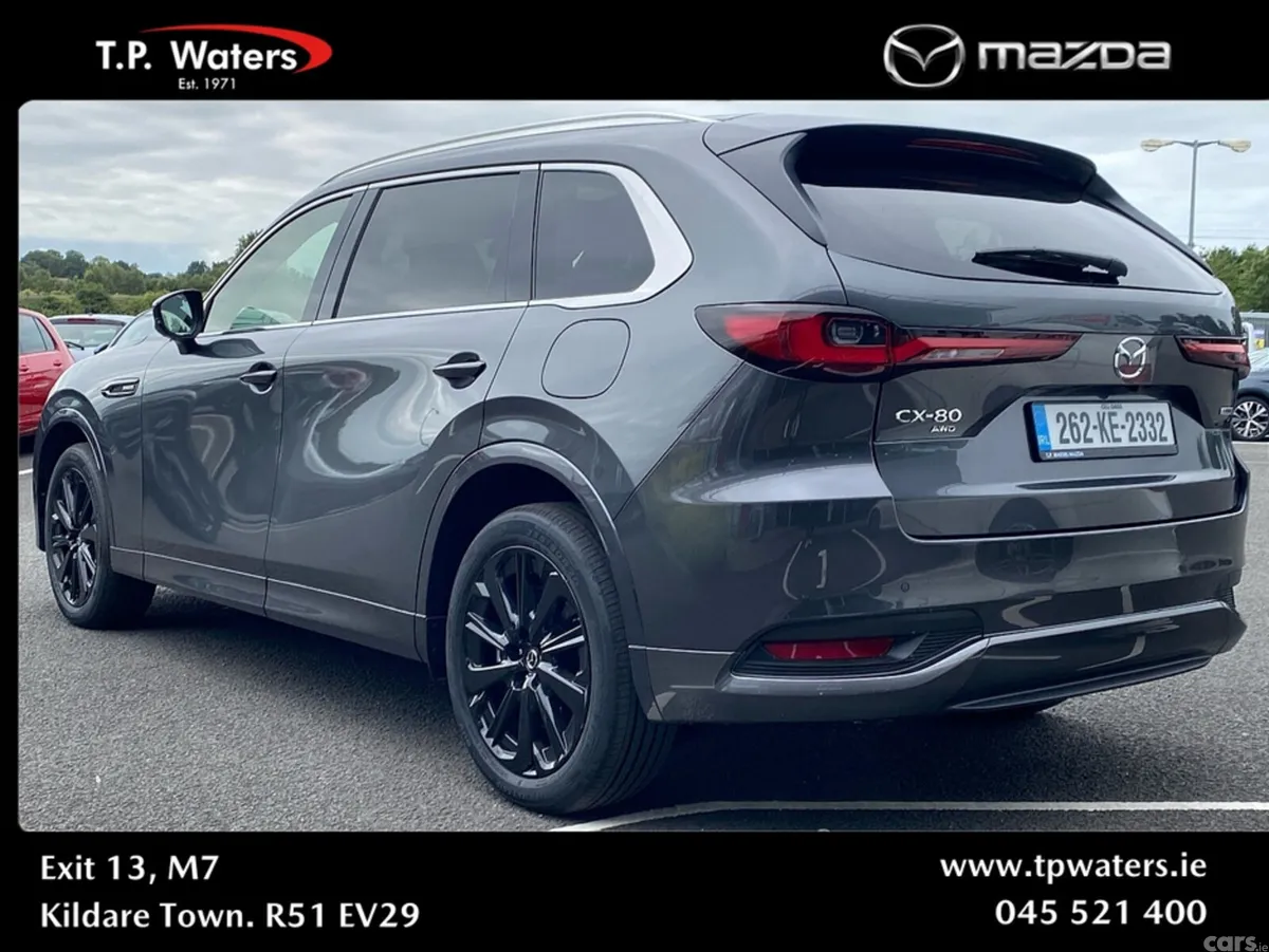 Mazda CX-80 SUV, Petrol Plug-in Hybrid, 2026, Grey