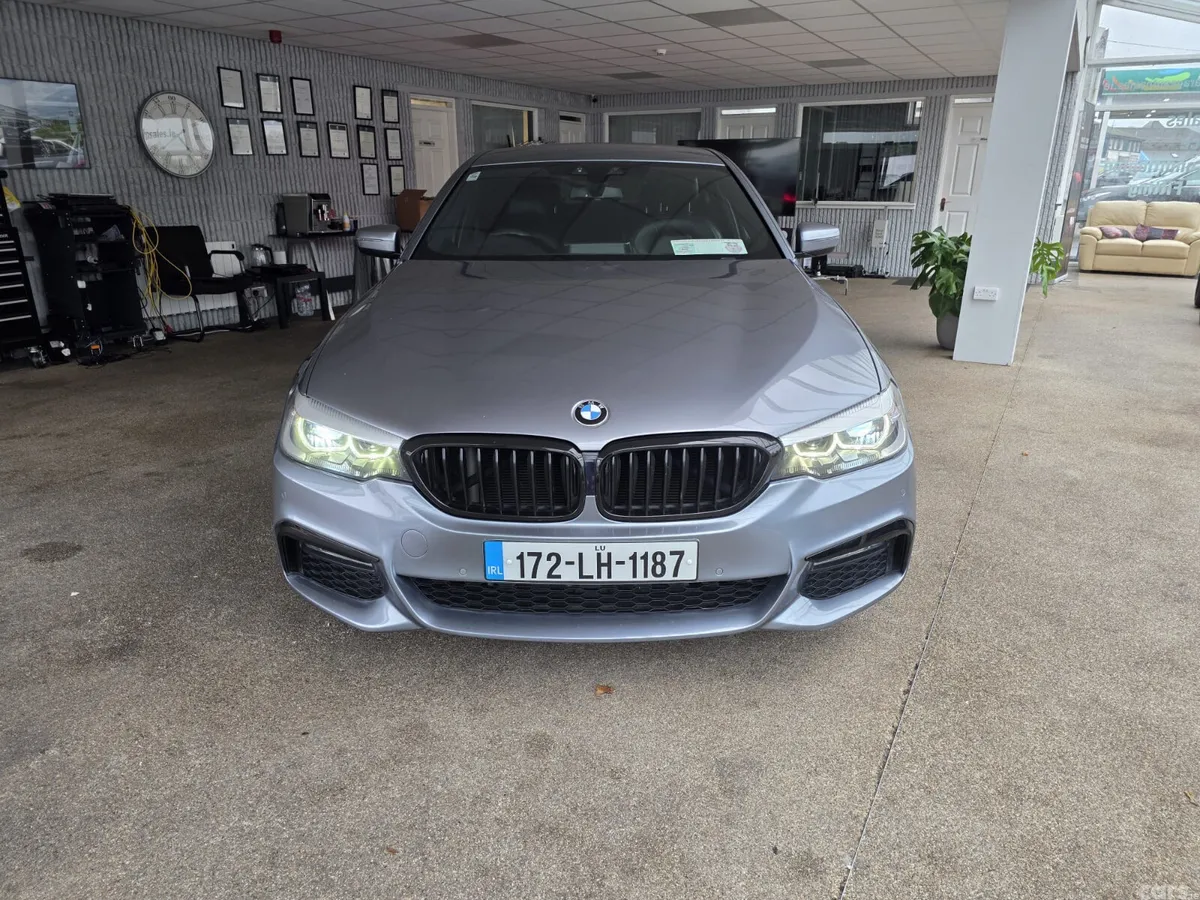 BMW 5-Series Saloon, Diesel, 2017, Blue