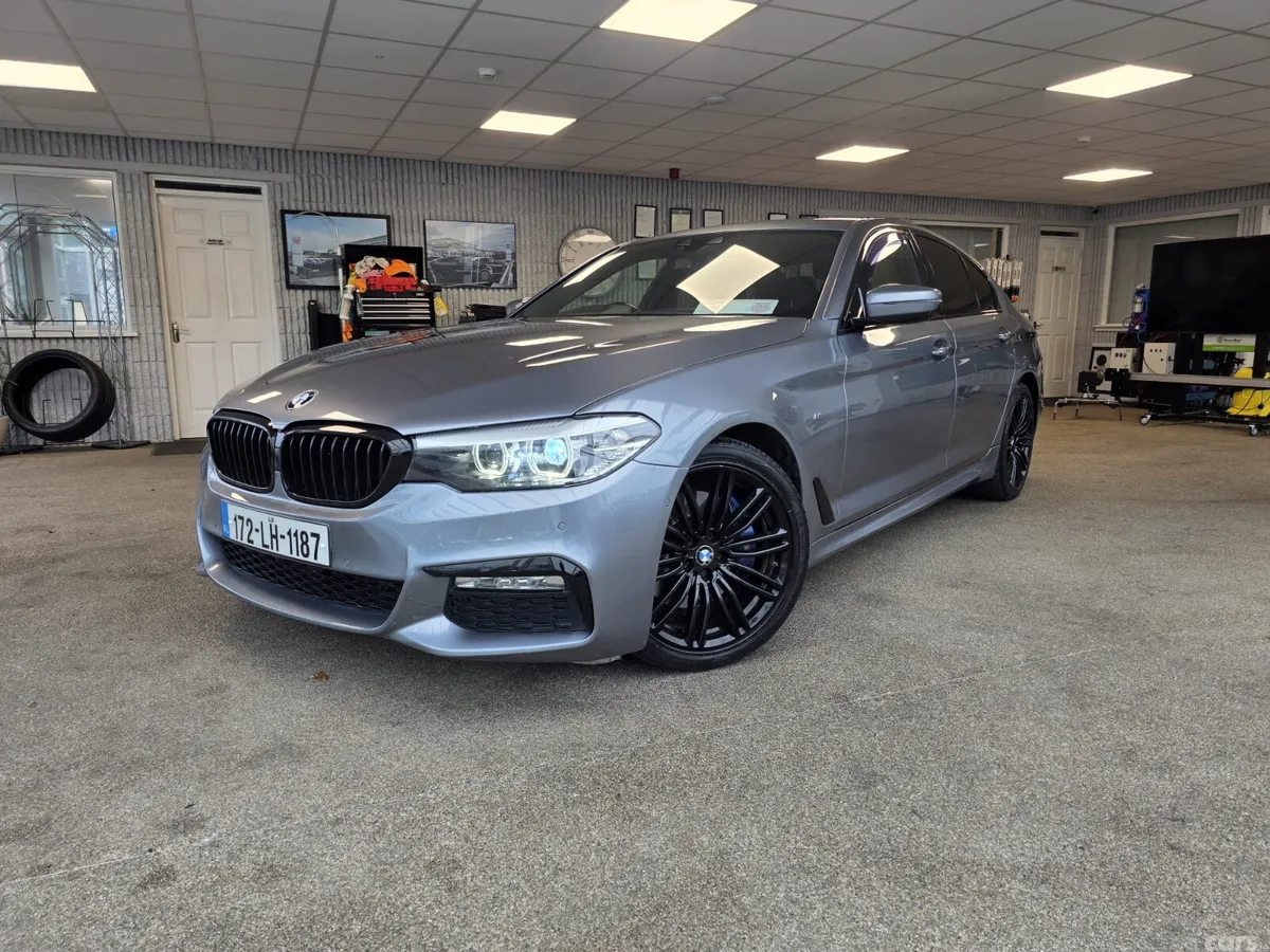 BMW 5-Series Saloon, Diesel, 2017, Blue