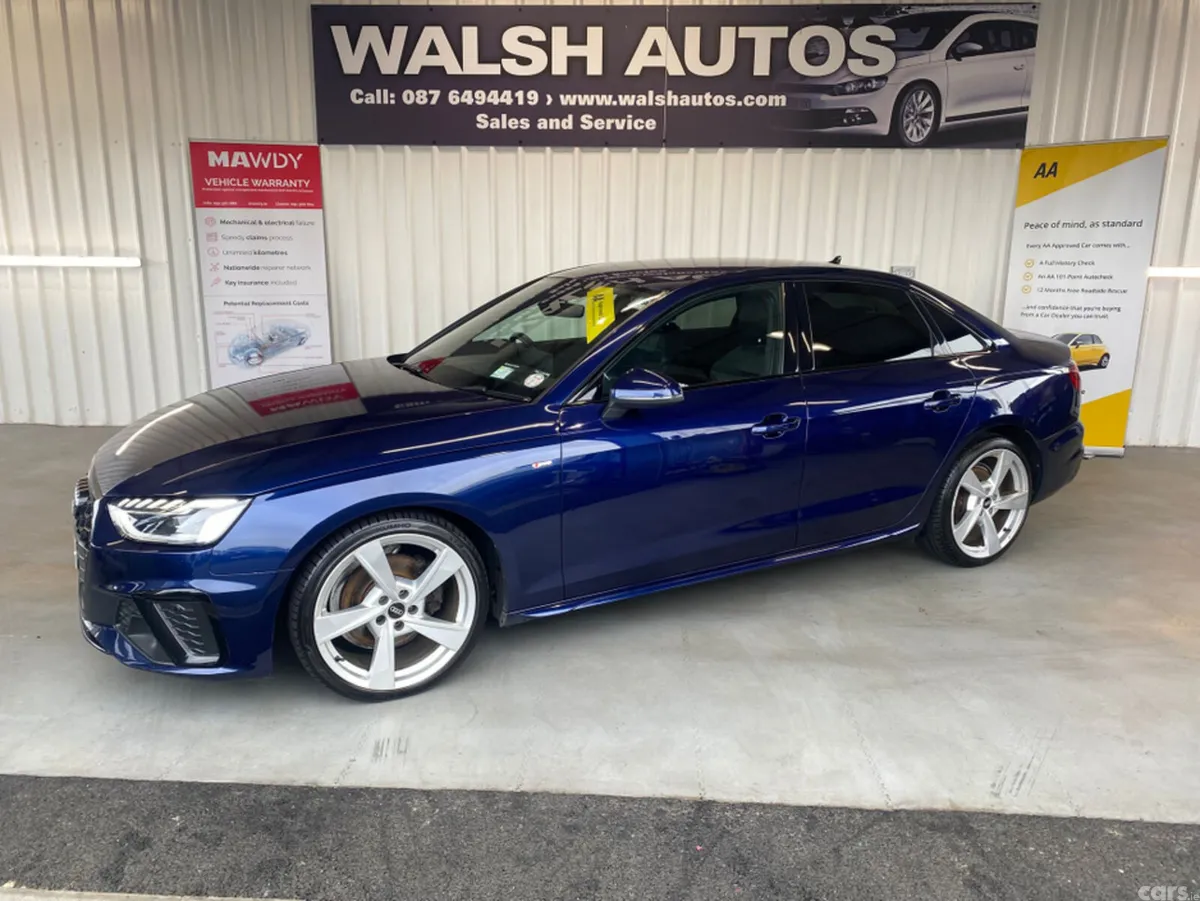 Audi A4 Saloon, Diesel, 2021, Blue