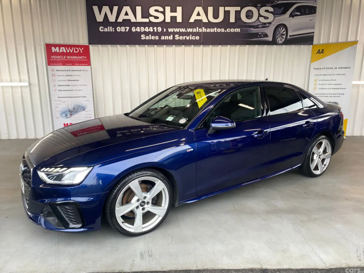 Audi A4 Saloon, Diesel, 2021, Blue