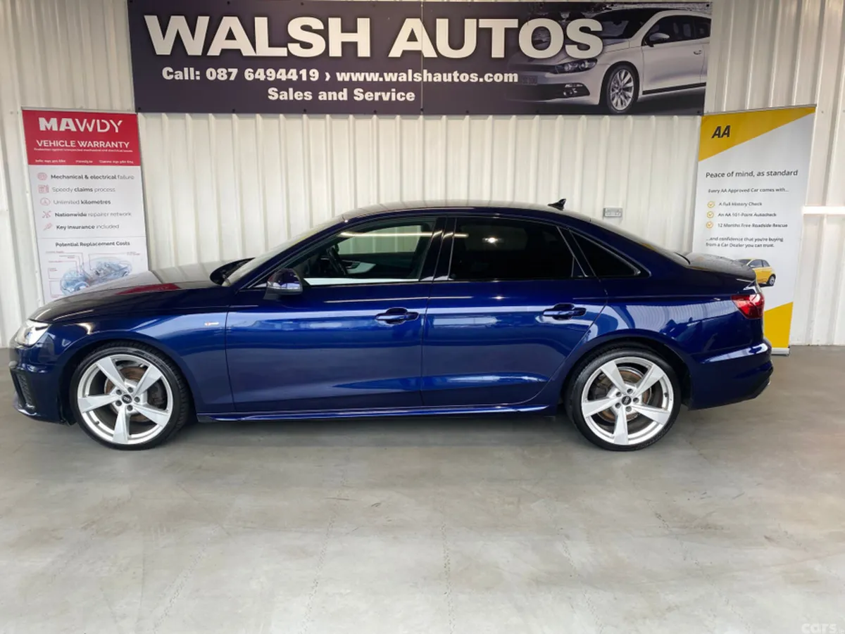 Audi A4 Saloon, Diesel, 2021, Blue