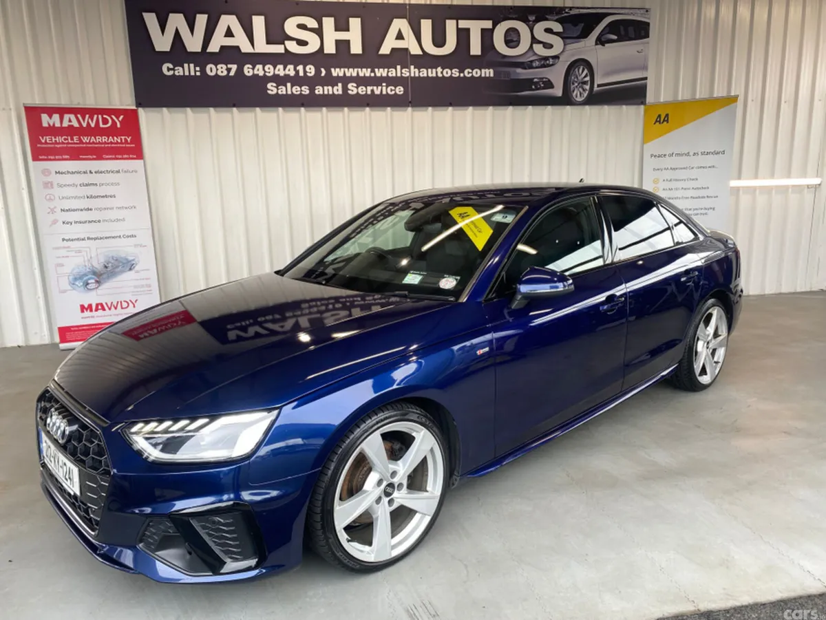 Audi A4 Saloon, Diesel, 2021, Blue
