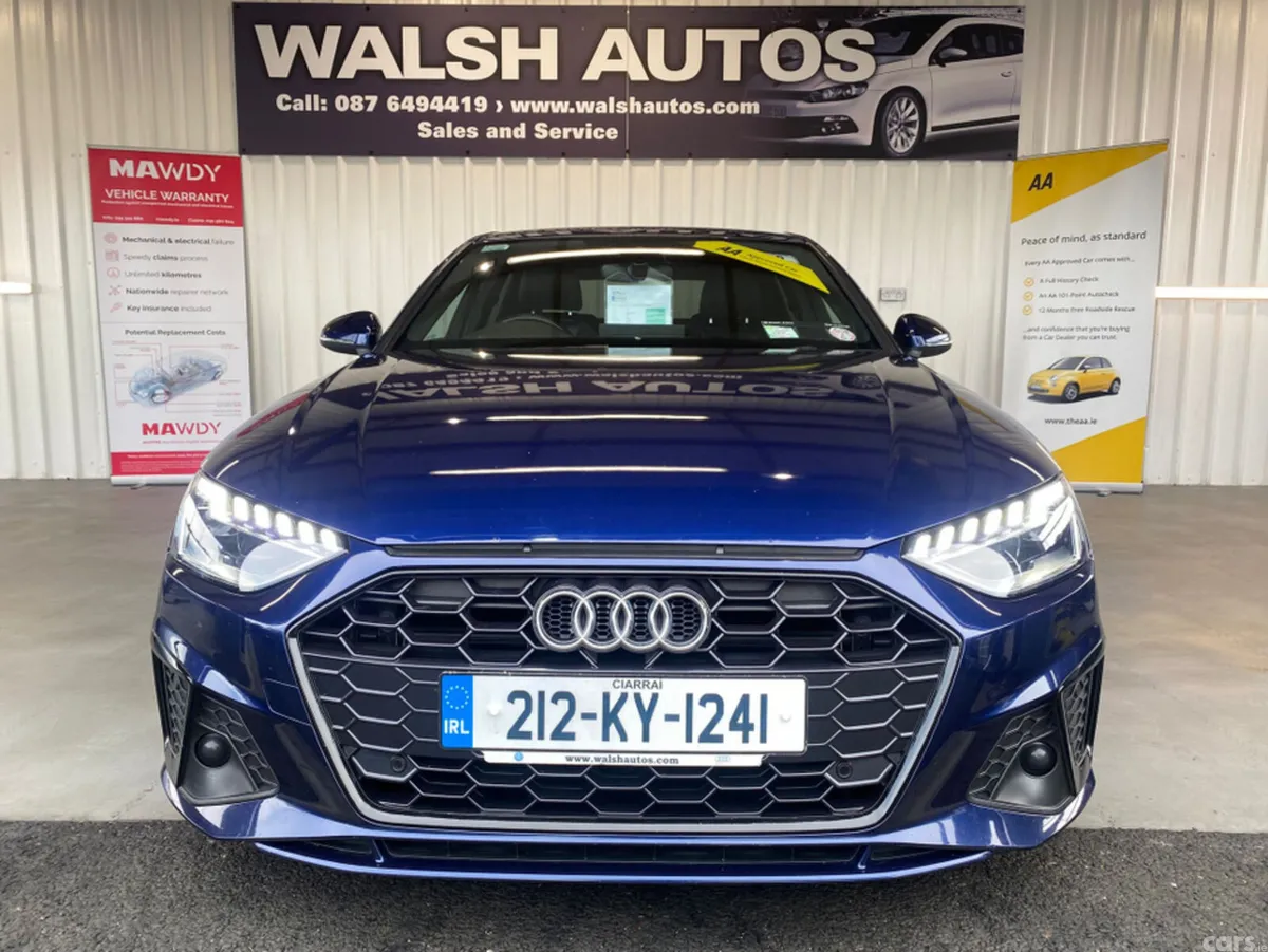 Audi A4 Saloon, Diesel, 2021, Blue