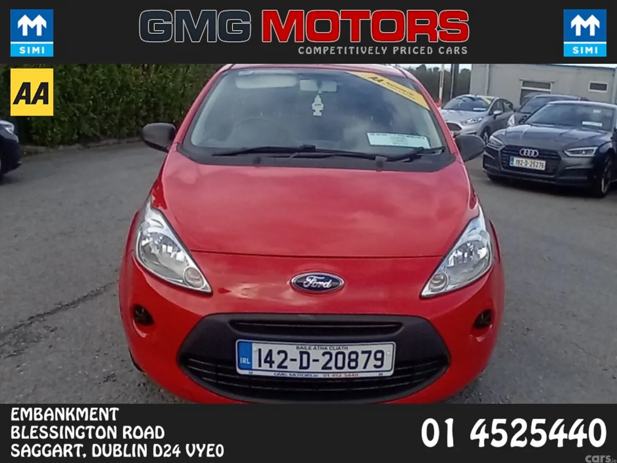 Ford KA Hatchback, Petrol, 2014, Red