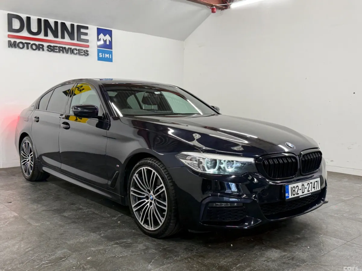 BMW 5-Series Saloon, Petrol Plug-in Hybrid, 2018, Black