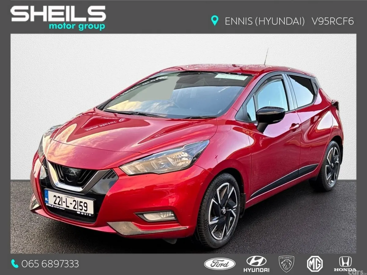 Nissan Micra Hatchback, Petrol, 2022, Red