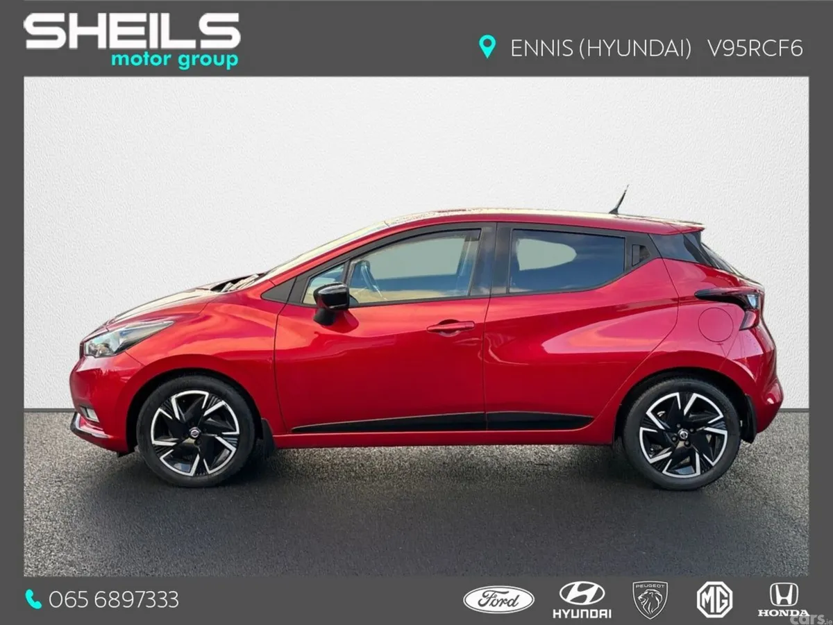 Nissan Micra Hatchback, Petrol, 2022, Red