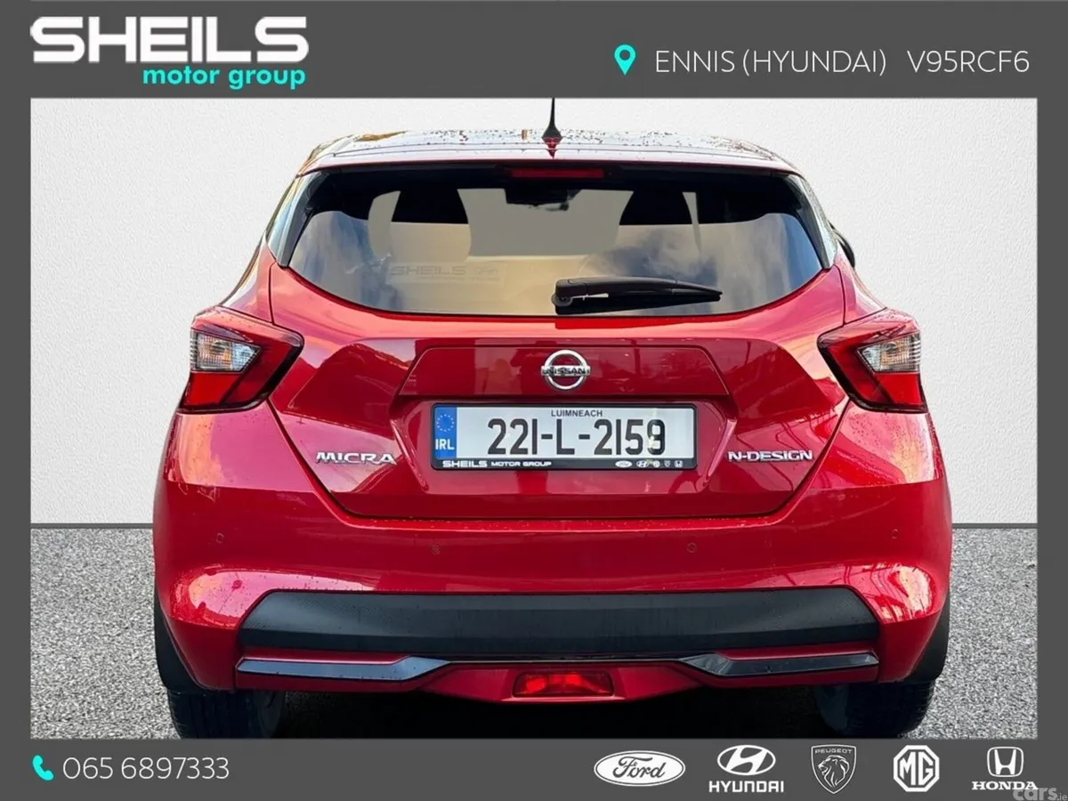 Nissan Micra Hatchback, Petrol, 2022, Red