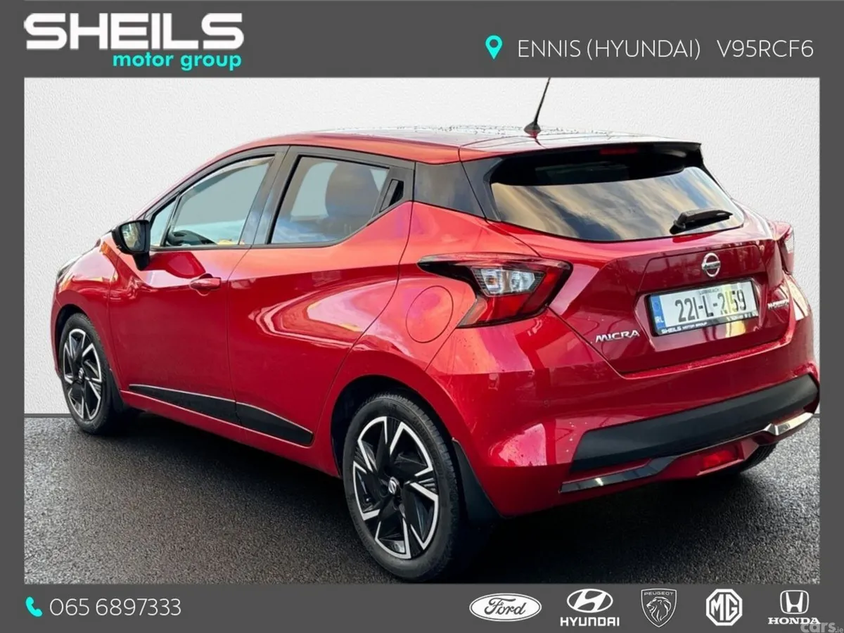 Nissan Micra Hatchback, Petrol, 2022, Red