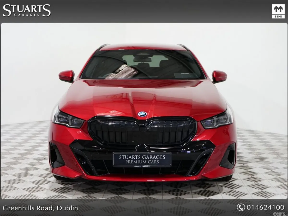 BMW 5-Series Estate, Petrol Plug-in Hybrid, 2025, Red