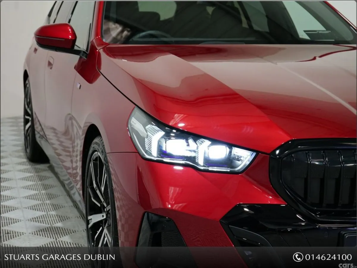 BMW 5-Series Estate, Petrol Plug-in Hybrid, 2025, Red