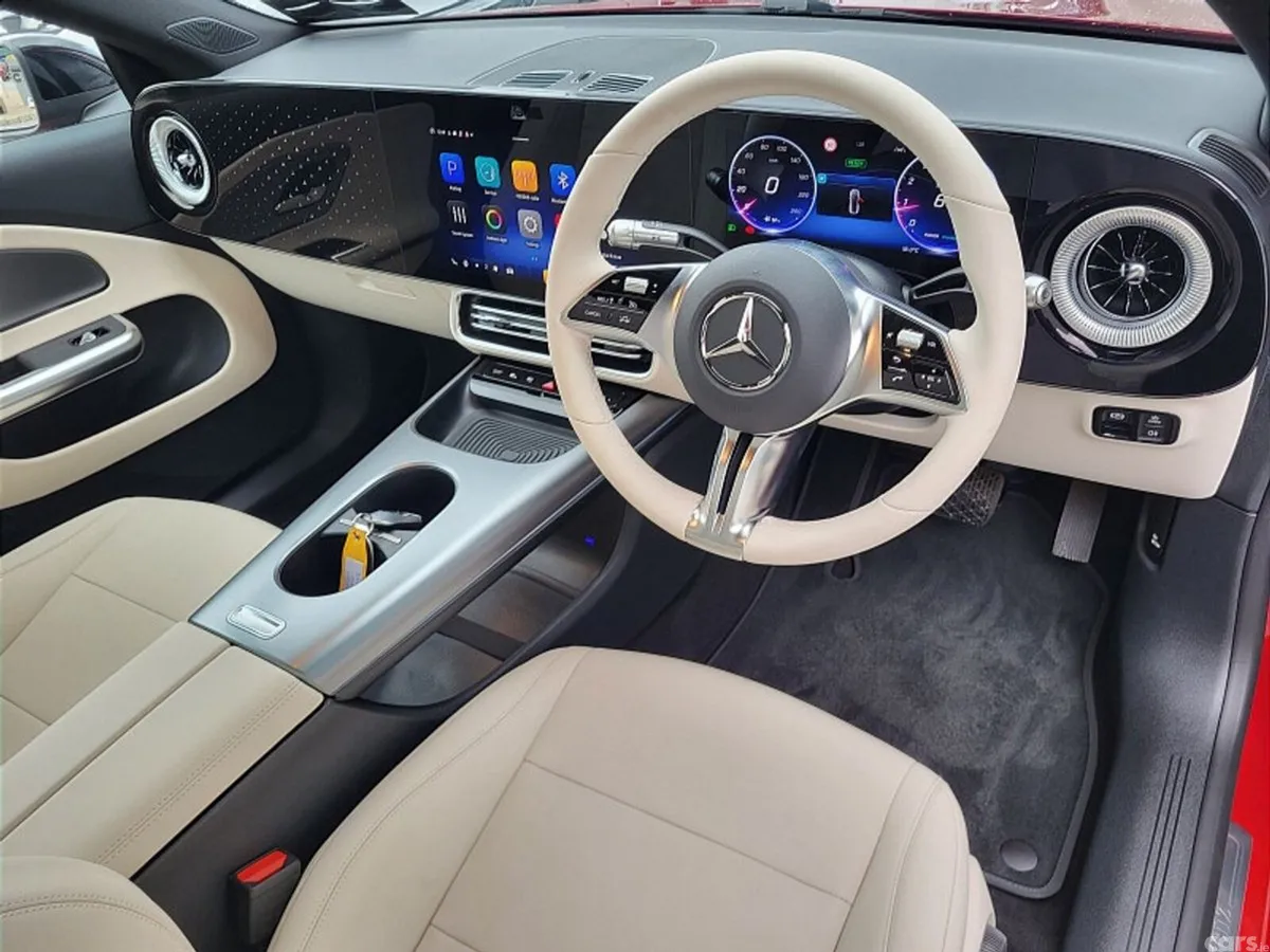Mercedes-Benz CLA Saloon, Petrol Hybrid, 2027, Red