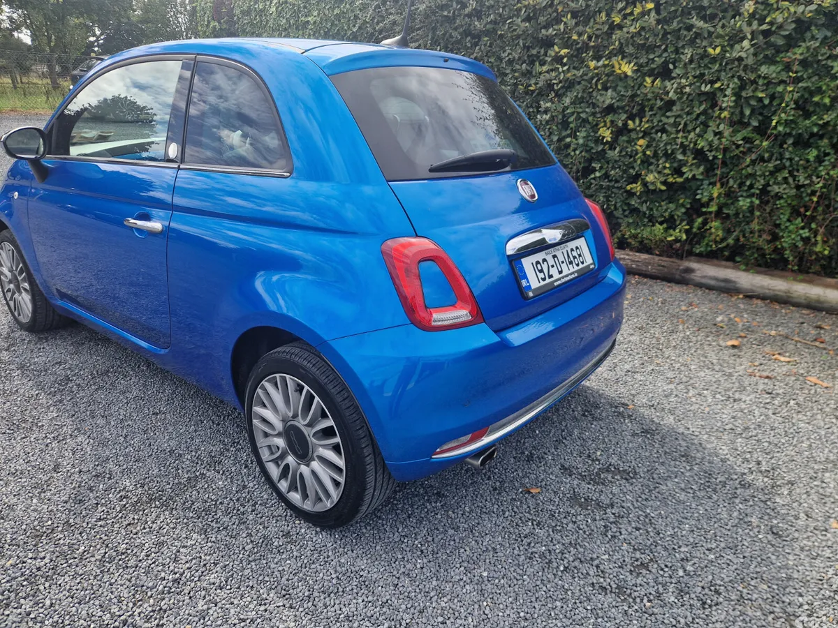 Fiat 500 Hatchback, Petrol, 2019, Blue