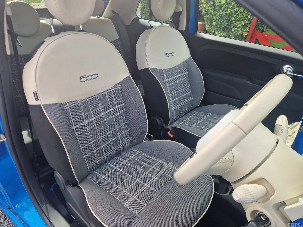 Fiat 500 Hatchback, Petrol, 2019, Blue
