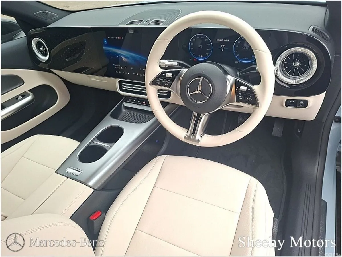 Mercedes-Benz CLA Coupe, Electric, 2027, Green