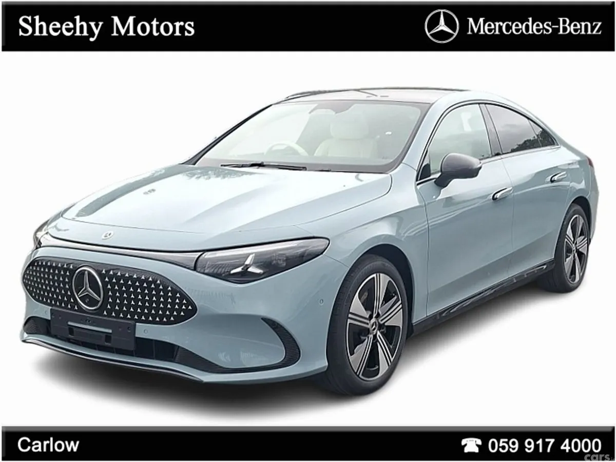 Mercedes-Benz CLA Coupe, Electric, 2027, Green