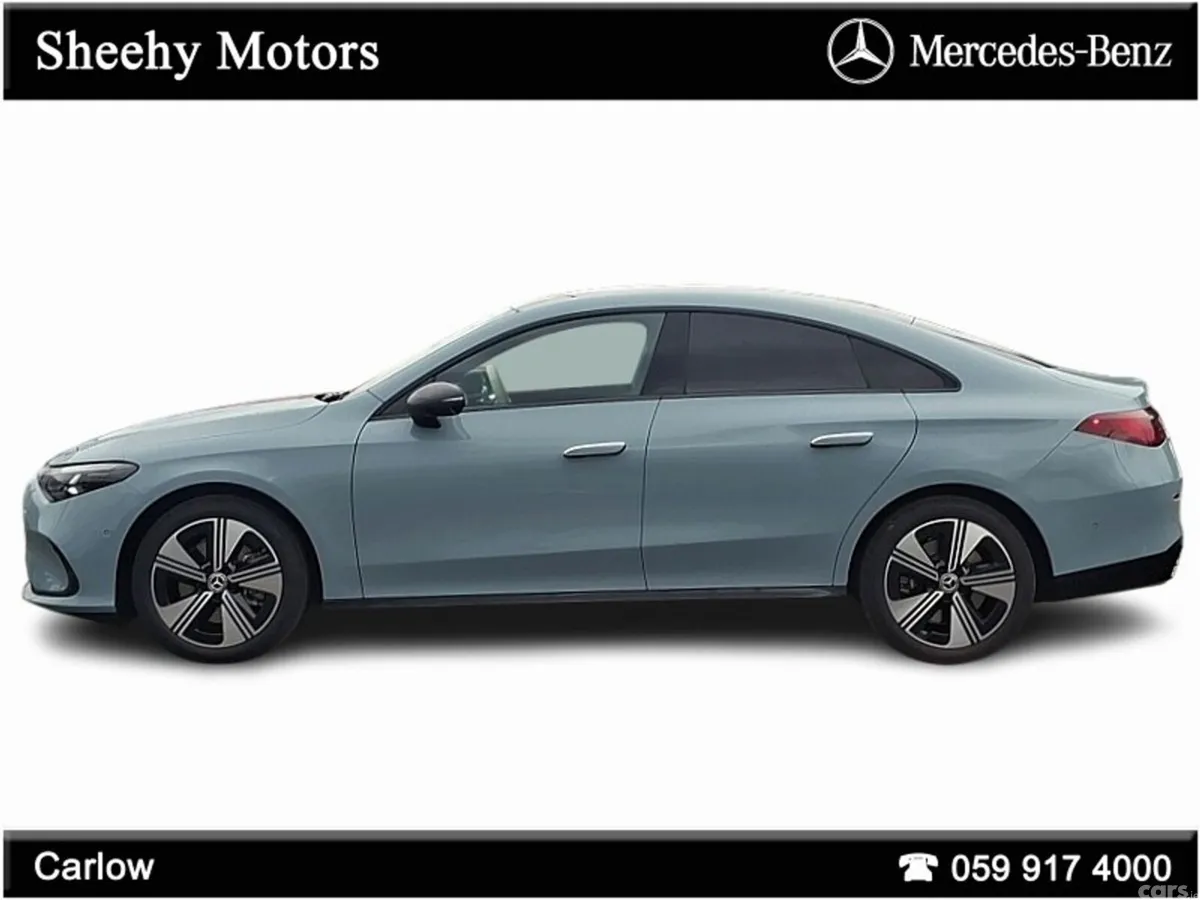 Mercedes-Benz CLA Coupe, Electric, 2027, Green