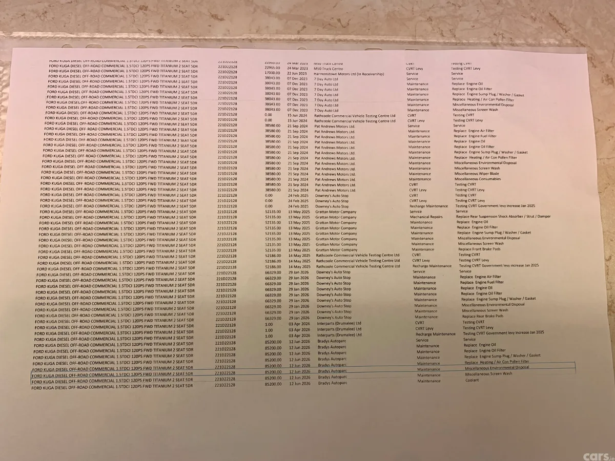 Ford Kuga Van, Diesel, 2022, Blue