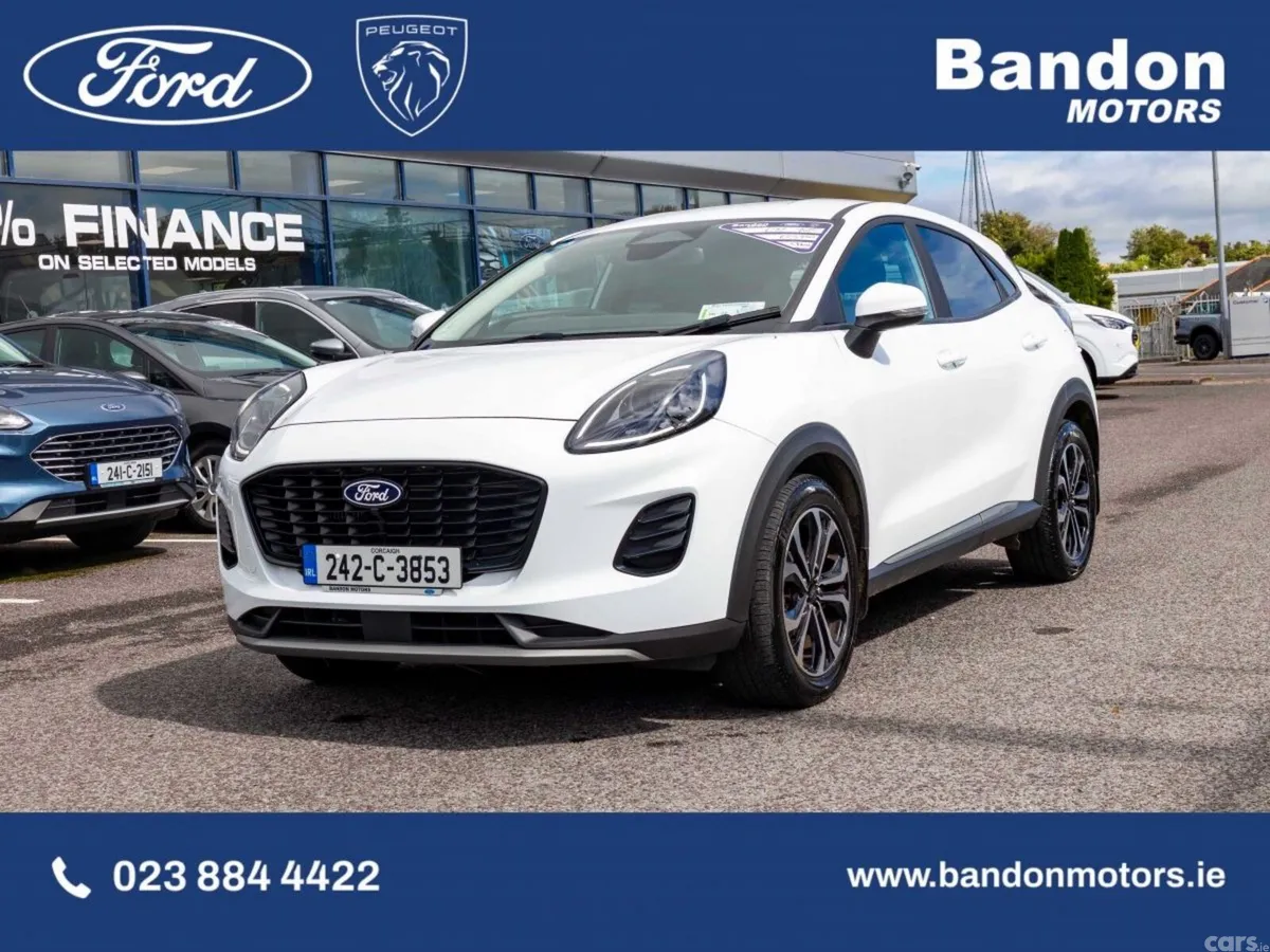Ford Puma MPV, Petrol Hybrid, 2024, White