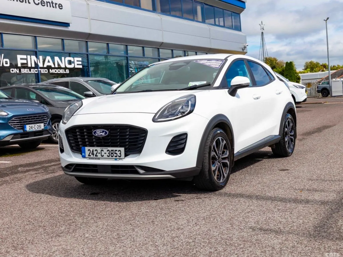Ford Puma MPV, Petrol Hybrid, 2024, White