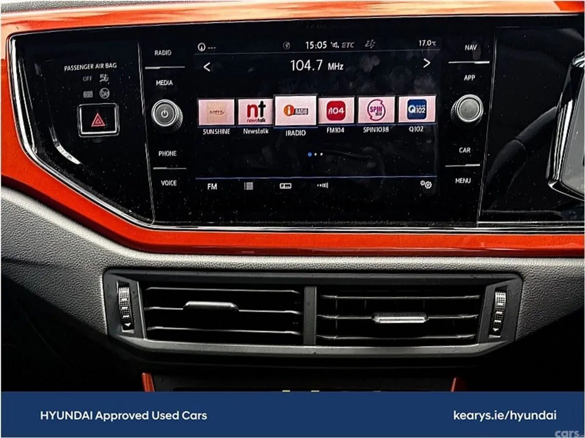 Volkswagen Polo Hatchback, Petrol, 2018, Orange