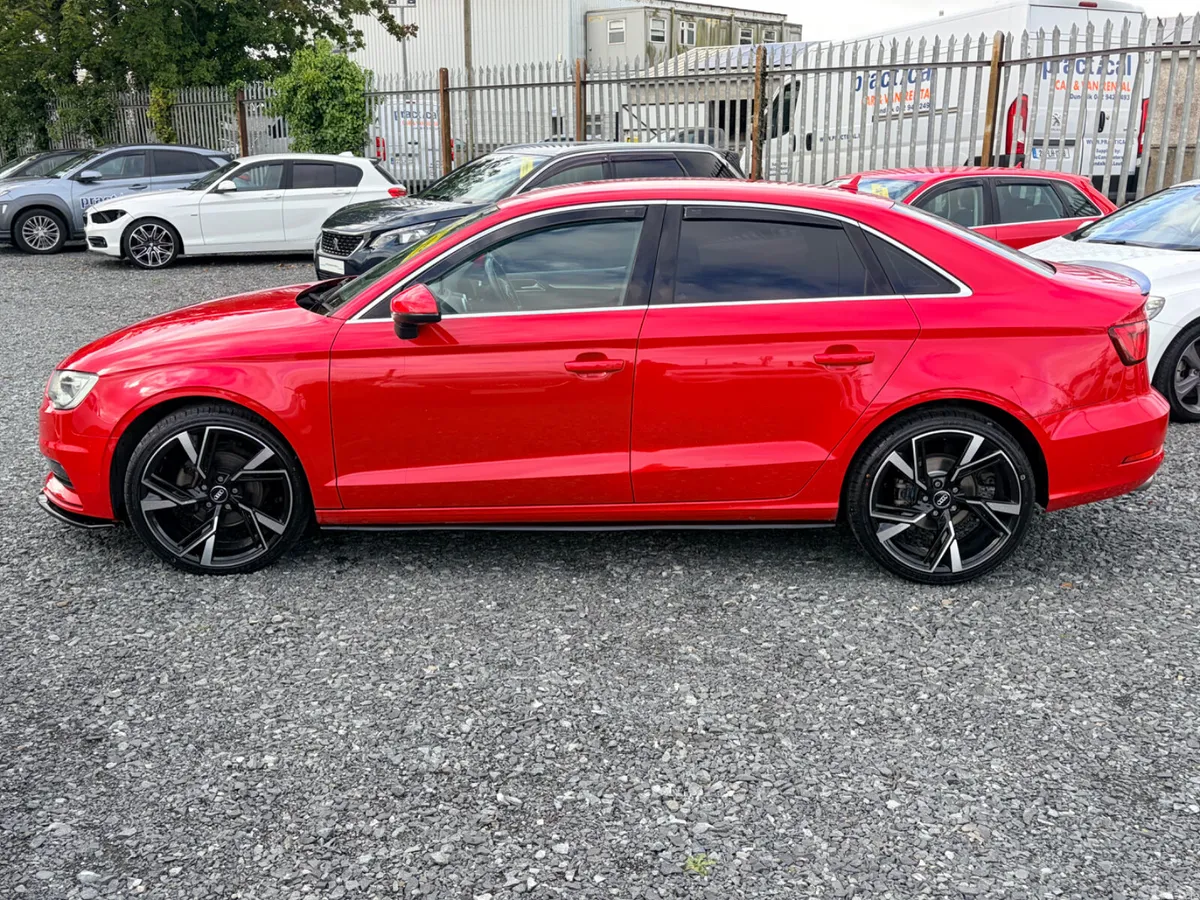 Audi A3 Saloon, Petrol, 2015, Red