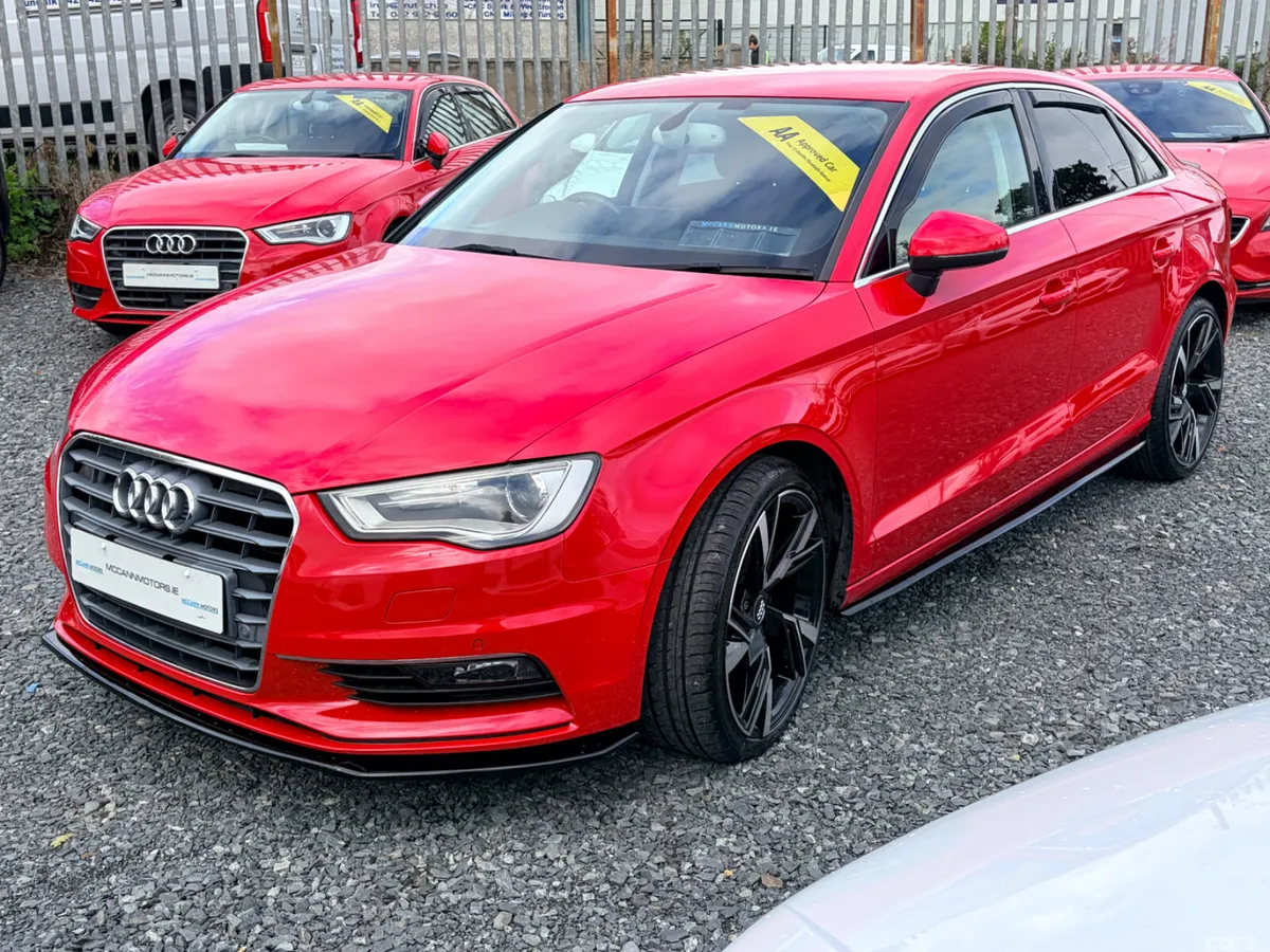 Audi A3 Saloon, Petrol, 2015, Red