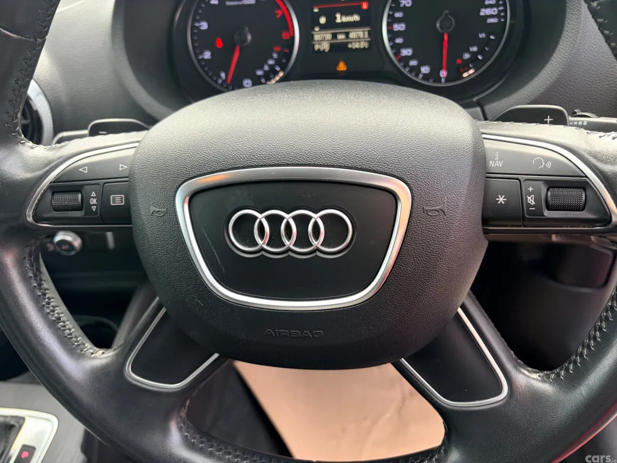 Audi A3 Saloon, Petrol, 2015, Red