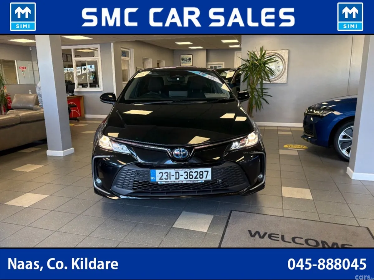 Toyota Corolla Saloon, Petrol Hybrid, 2023, Black