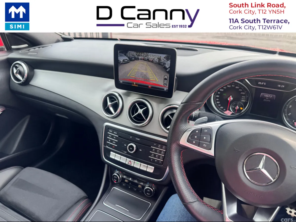 Mercedes-Benz CLA Saloon, Petrol, 2019, Red