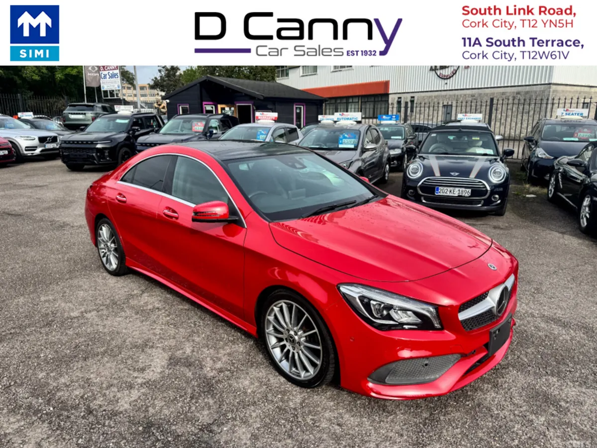 Mercedes-Benz CLA Saloon, Petrol, 2019, Red