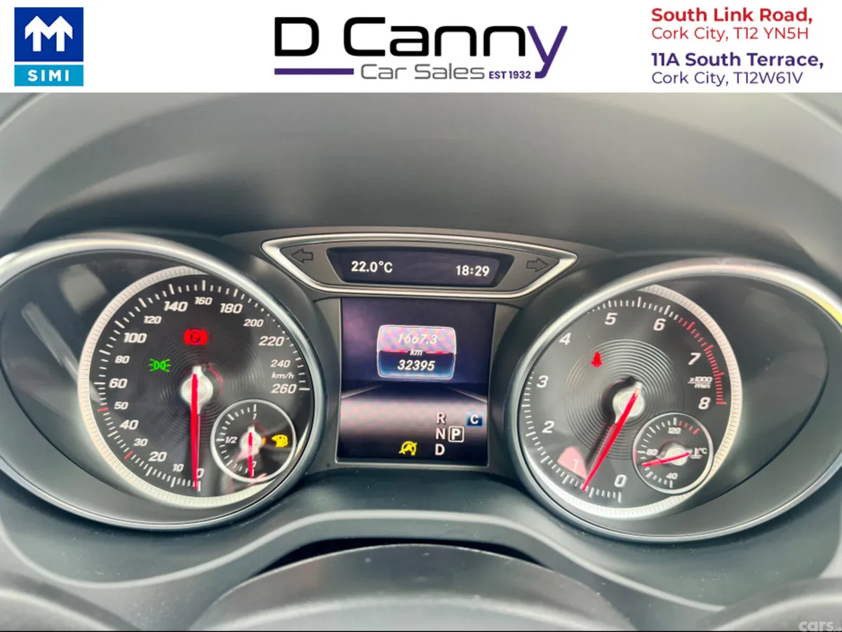 Mercedes-Benz CLA Saloon, Petrol, 2019, Red