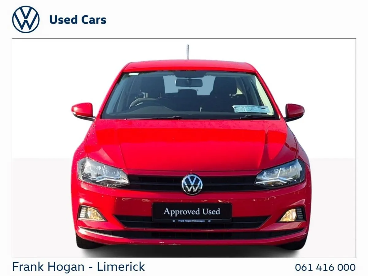 Volkswagen Polo Hatchback, Petrol, 2021, Red