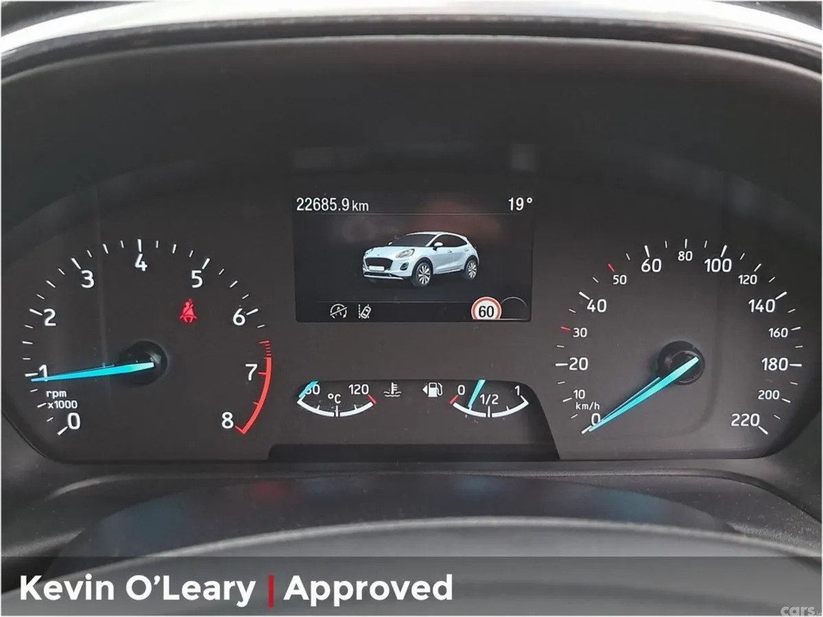 Ford Puma SUV, Petrol Hybrid, 2022, Red