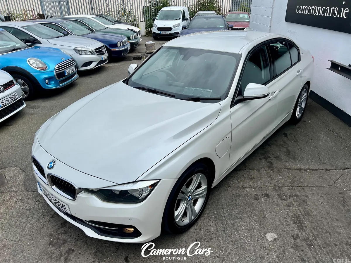 BMW 3-Series Saloon, Petrol Plug-in Hybrid, 2016, White