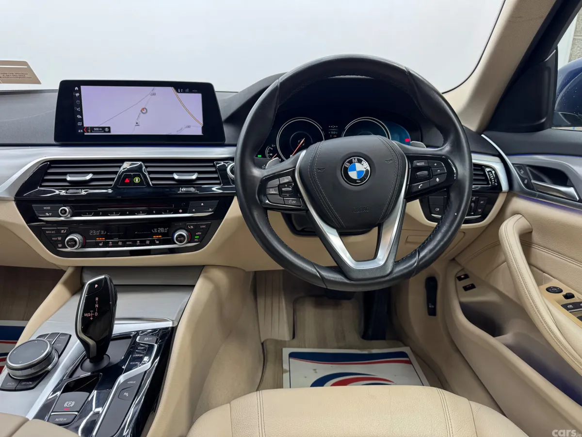 BMW 5-Series Saloon, Petrol Plug-in Hybrid, 2017, Blue