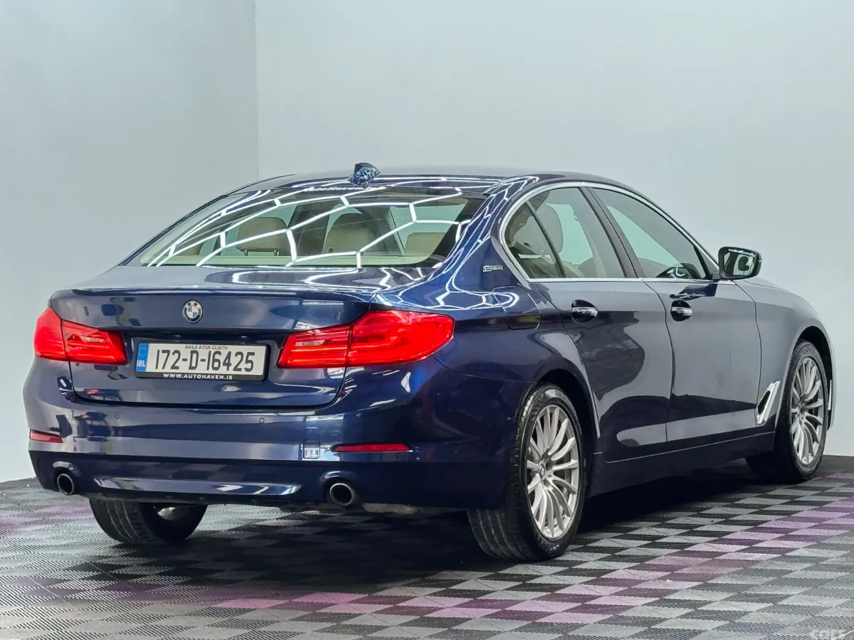 BMW 5-Series Saloon, Petrol Plug-in Hybrid, 2017, Blue