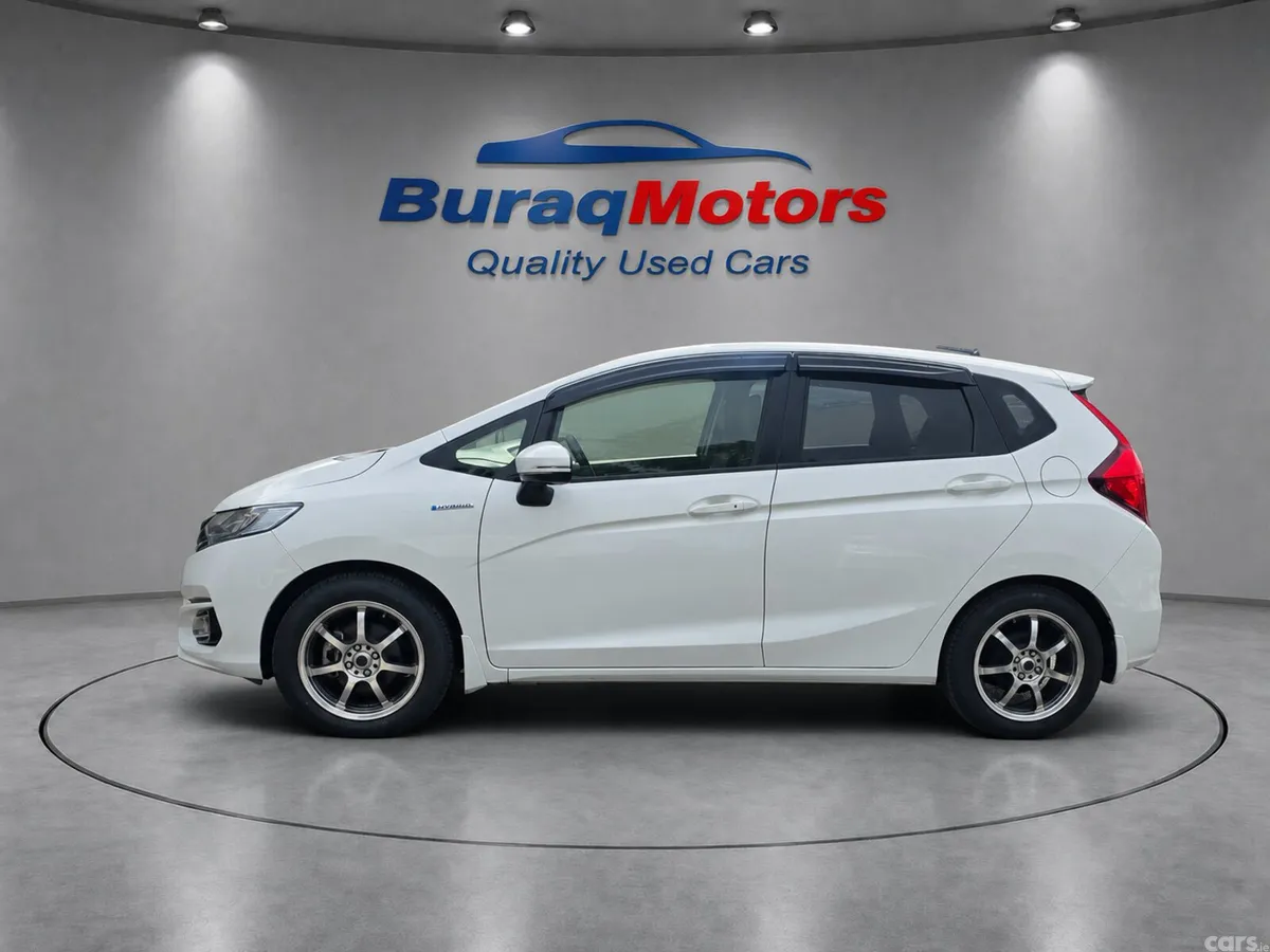 Honda Fit Hatchback, Petrol Hybrid, 2019, White