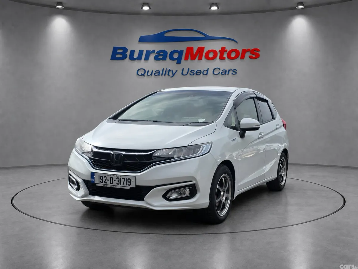 Honda Fit Hatchback, Petrol Hybrid, 2019, White