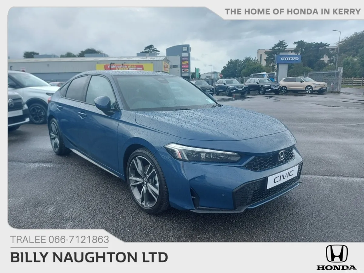 Honda Civic Saloon, Petrol Hybrid, 2026, Blue