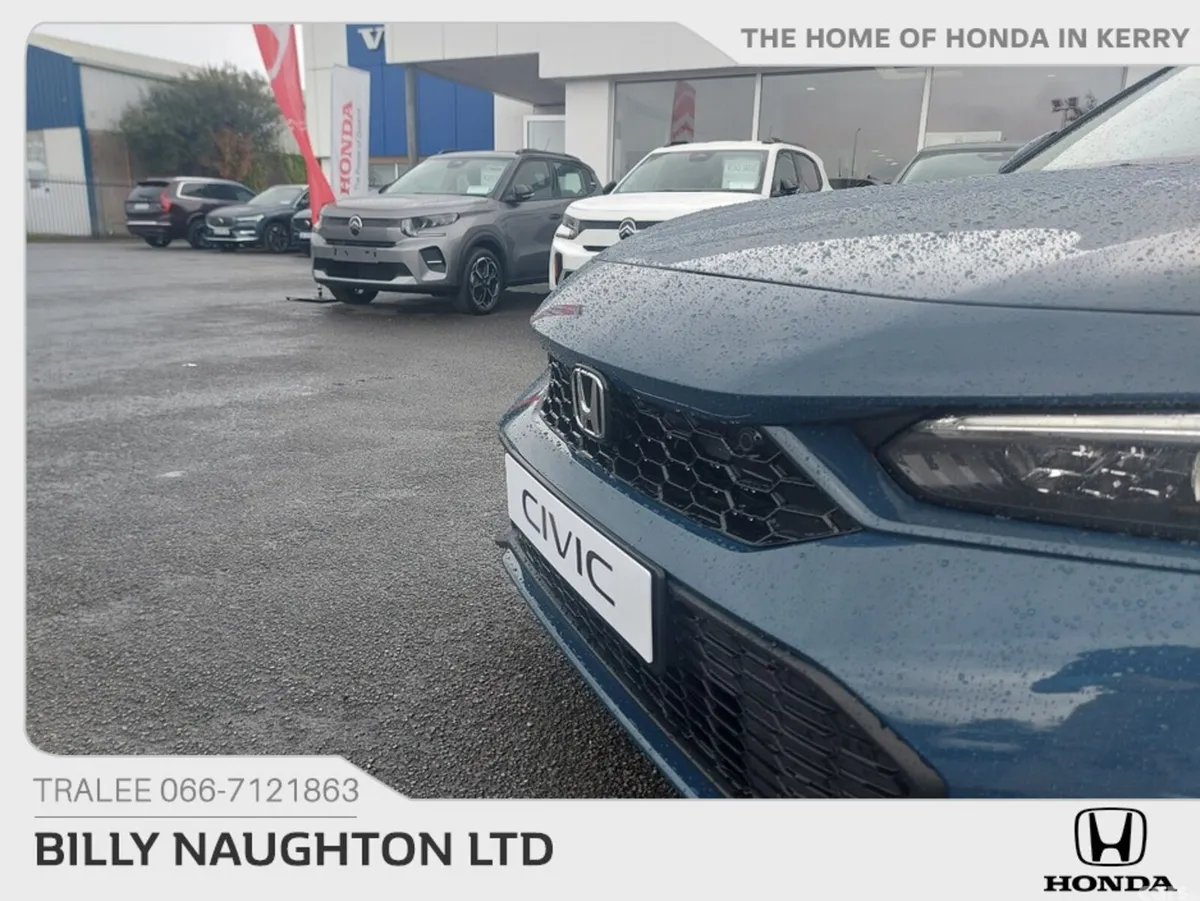 Honda Civic Saloon, Petrol Hybrid, 2026, Blue