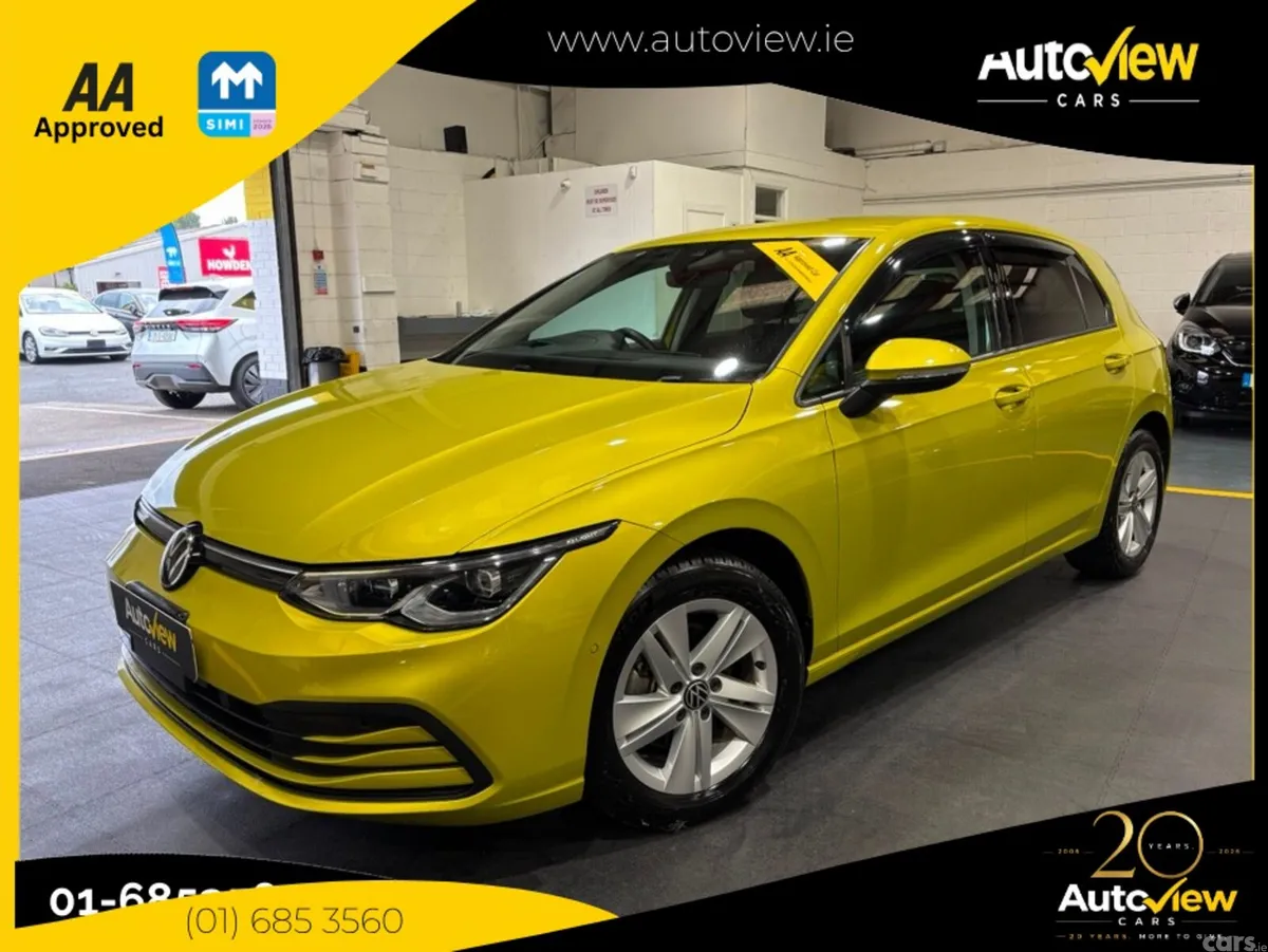 Volkswagen e-Golf Hatchback, Petrol Hybrid, 2021, Yellow