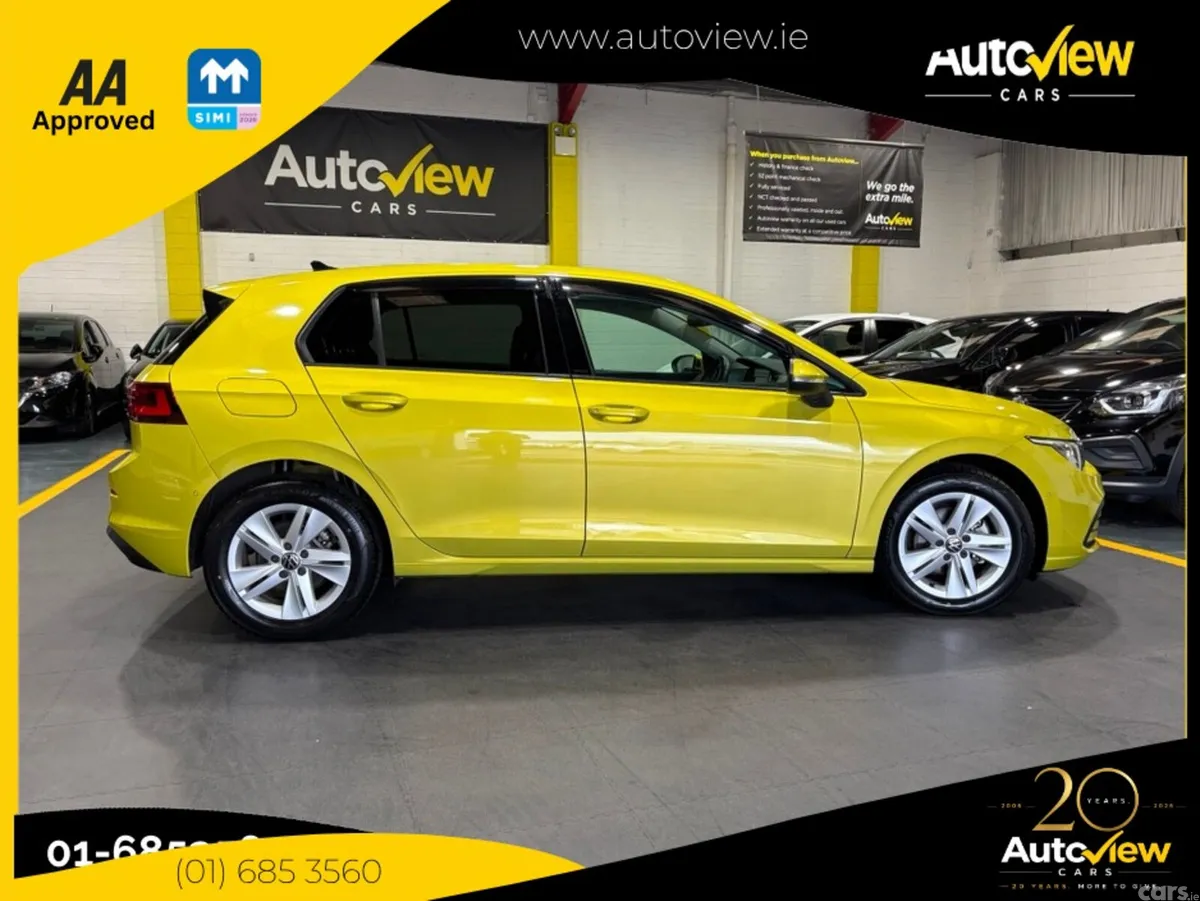 Volkswagen e-Golf Hatchback, Petrol Hybrid, 2021, Yellow
