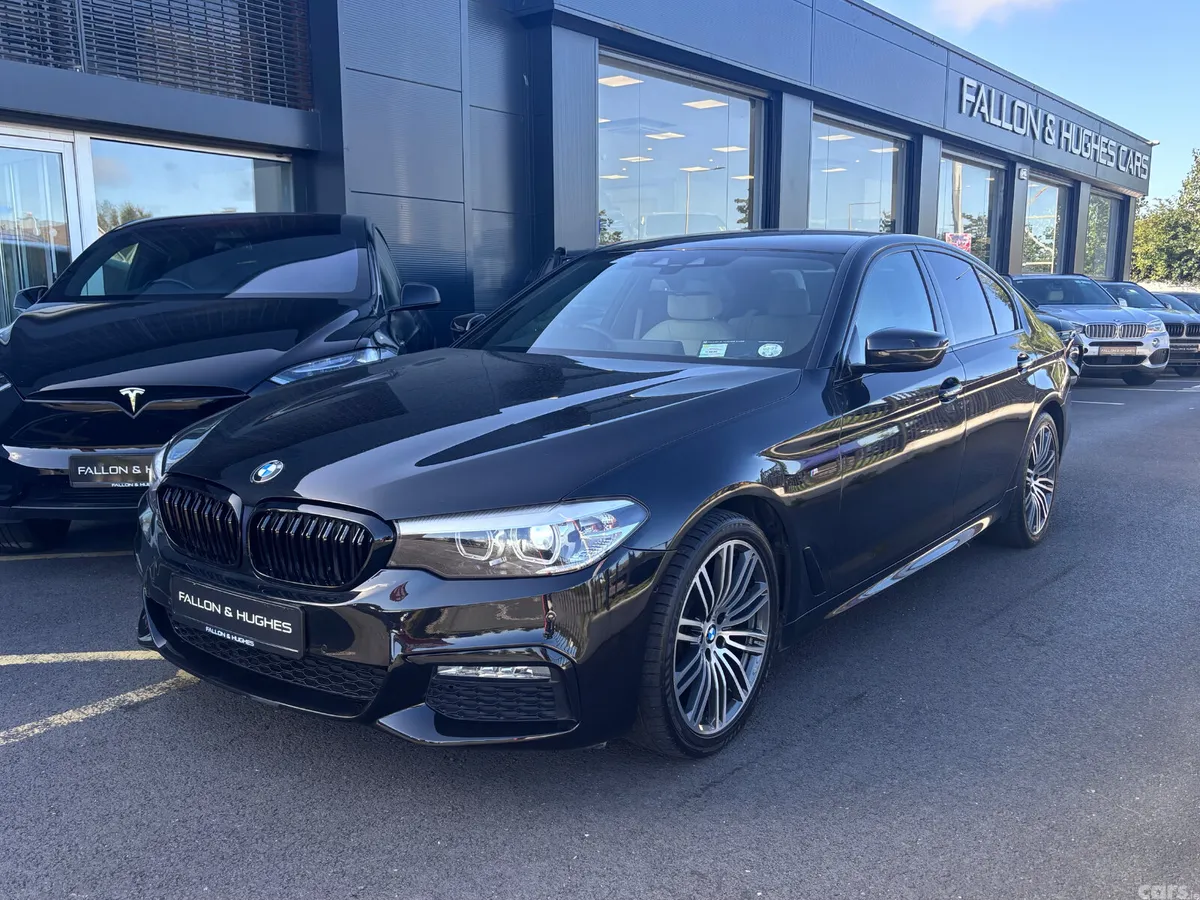 BMW 5-Series Saloon, Petrol, 2018, Black